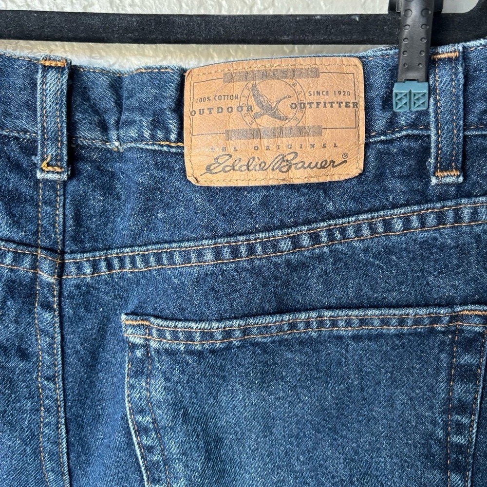Eddie Bauer Loose-Fit‎ Mens Jeans Blue Denim Size 35x32 - Picture 10 of 12